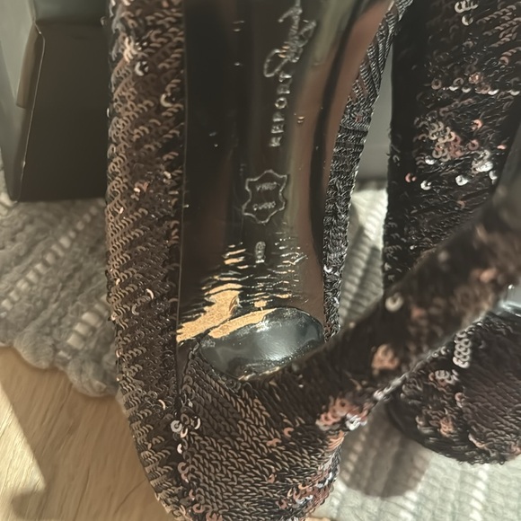 Report Signature black sequin platform high heels, size 9 - Picture 6 of 7